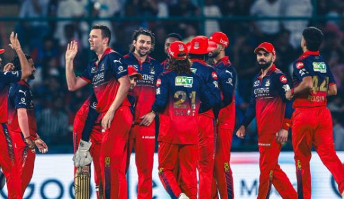 Gujarat Titans Vs Royal Challengers Bengaluru Timeline