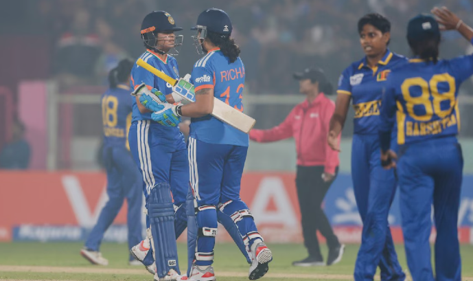 sri lanka women vs india women's national cricket team match scorecard