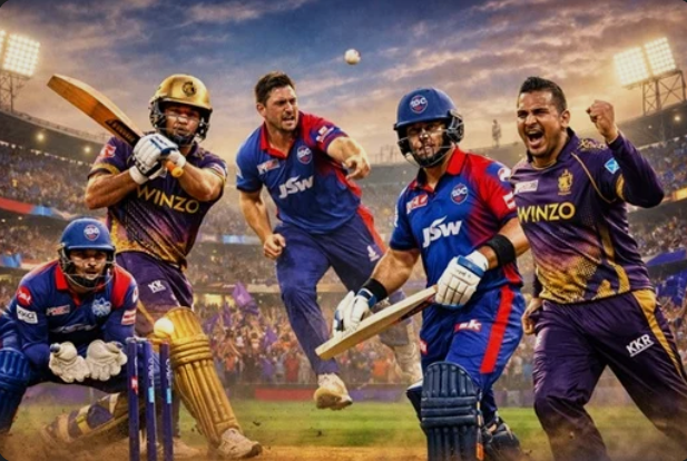 Delhi Capitals Vs Kolkata Knight Riders Match Scorecard