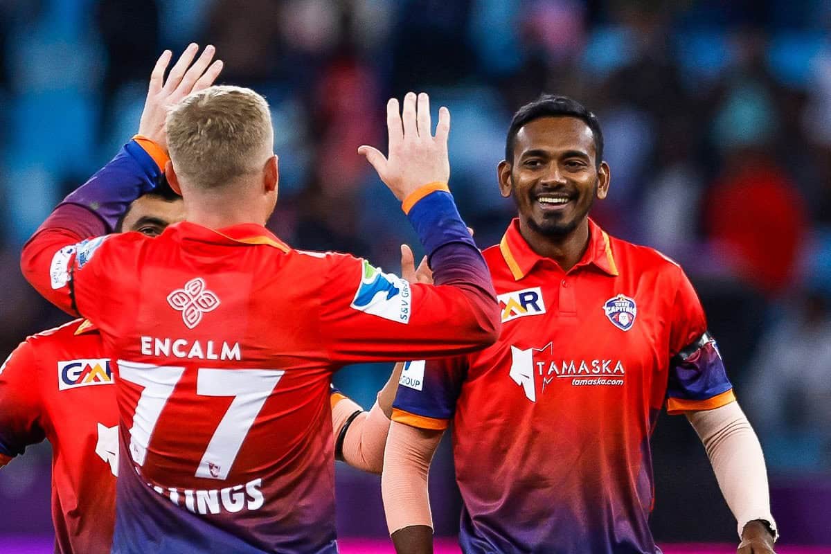 Abu Dhabi Knight Riders Vs Dubai Capitals Match Scorecard